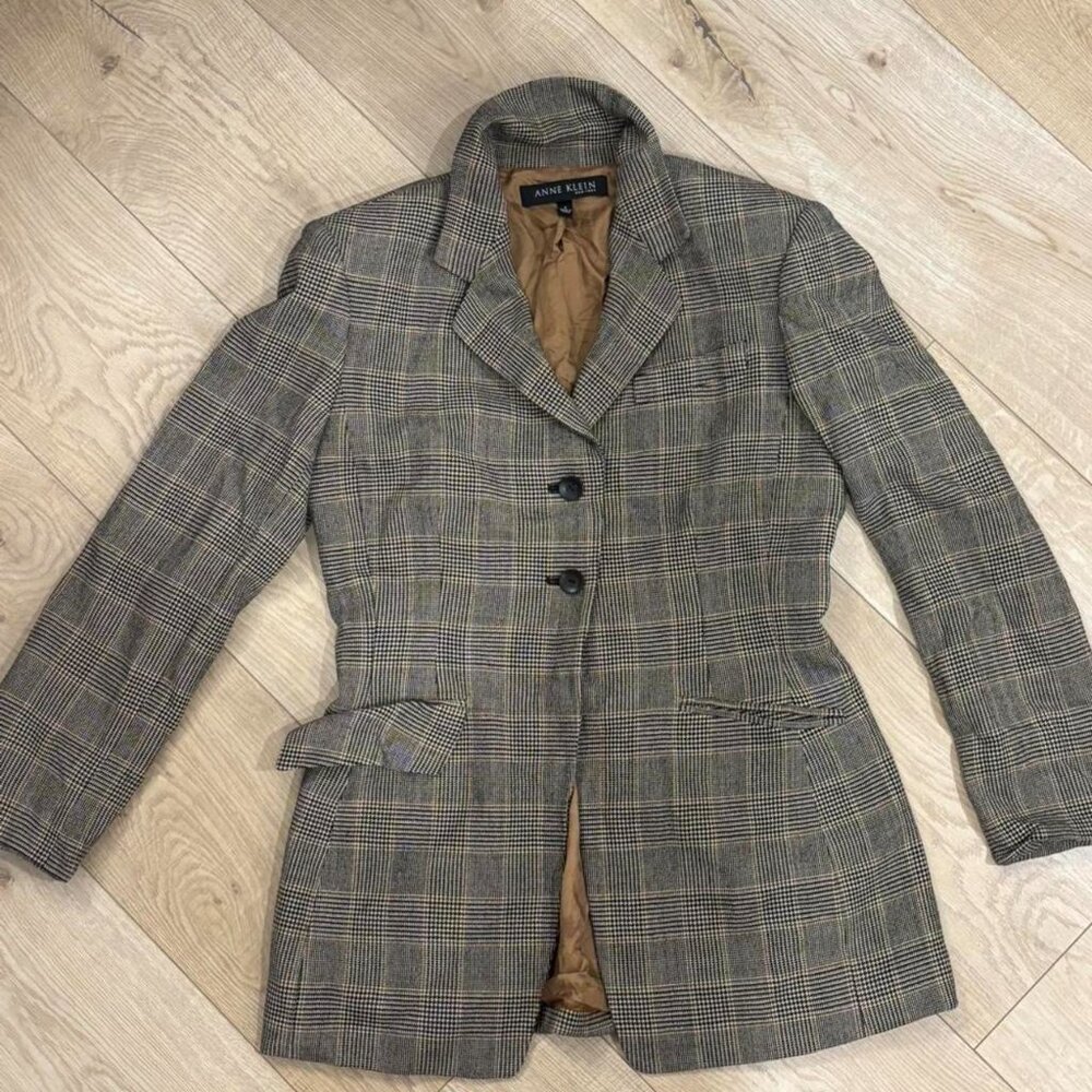 Vintage Wool Blazer for Women Dark Academia Preppy Blazer - Picture 7 of 7